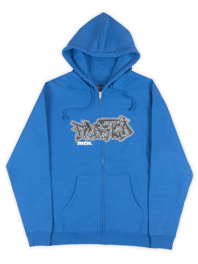 Frosted Throwy x Mtn Zip Hoodie Spring 2026 | ROYAL BLUE