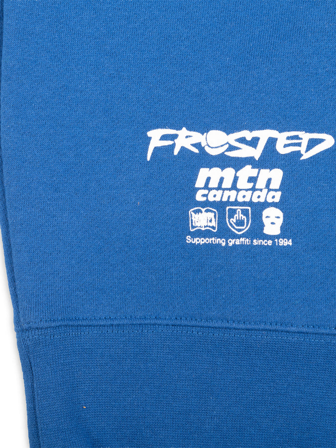 Frosted Throwy x Mtn Zip Hoodie Spring 2026 | ROYAL BLUE