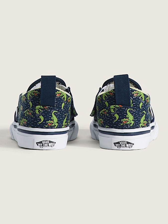Vans Slip-On V Glow Navy Croc/Yellow Shoes Spring 2026 | GLOW CROC NAVY/YELLOW (YY0)