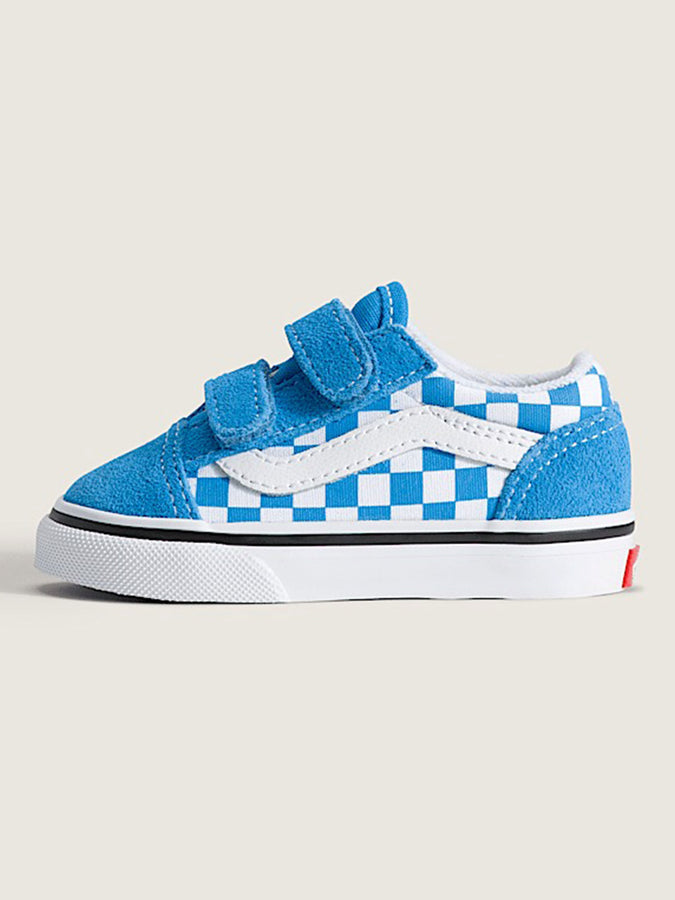 Vans Old Skool V Color Theory Bright Azure Checkerboard Shoes Spring 2026 | BRIGHT AZURE (FNM)