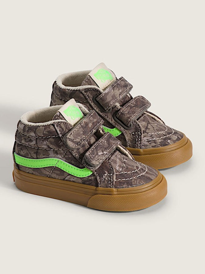Vans Sk8-Mid Reissue V Camo Green Gecko Shoes Spring 2026 | CAMO GREEN GECKO (YSC)