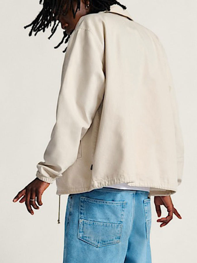 Vans Torrey Canvas Coaches Jacket Fall 2025 | TAUPE MIST (EN9)