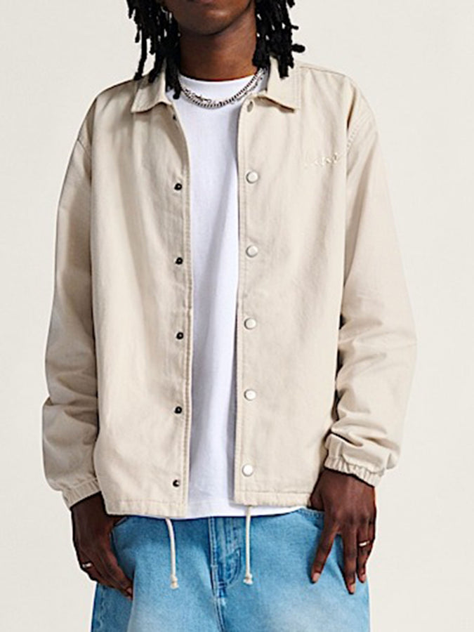 Vans Torrey Canvas Coaches Jacket Fall 2025 | TAUPE MIST (EN9)