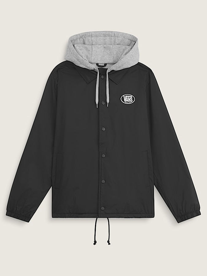 Vans Torrey Hooded Coaches Jacket Fall 2026 | BLACK (BLK)