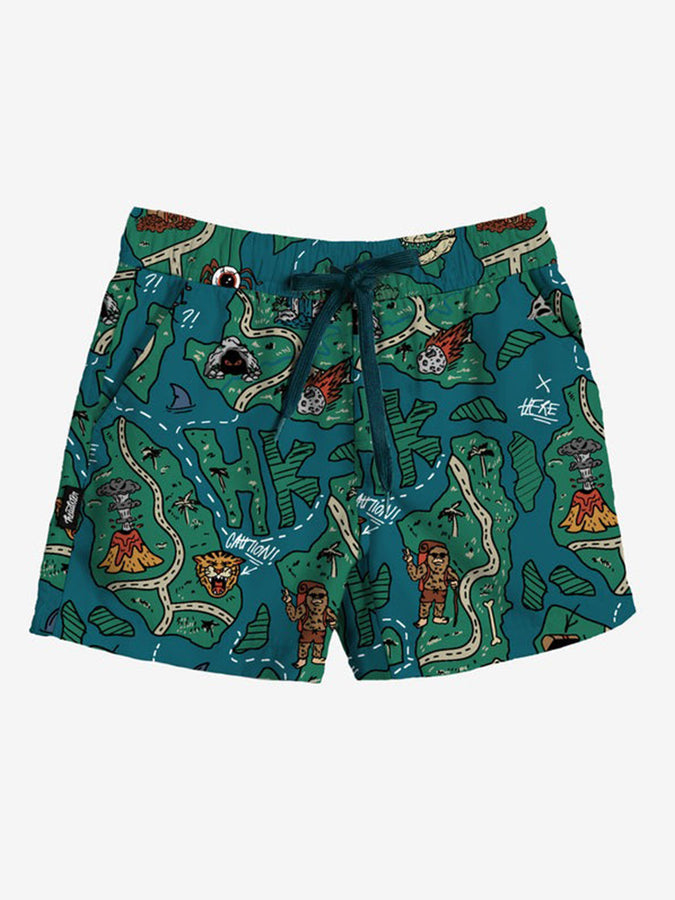 Headster Treasure Map Peachskin Boardshorts Spring 2026 | TEAL STEAL