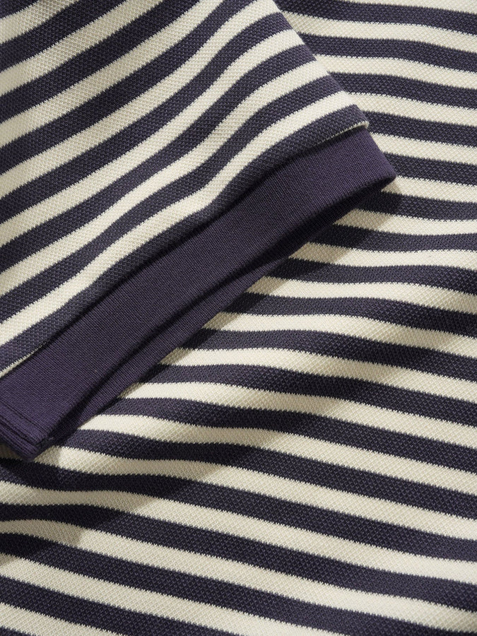 Butter Goods Tunnel Polo Spring 2026 | NAVY/WHITE