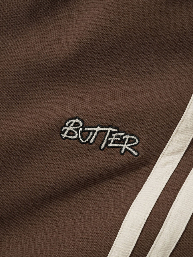 Butter Goods Tunnel Track Pants Spring 2026 | CHOCOLATE/BEIGE