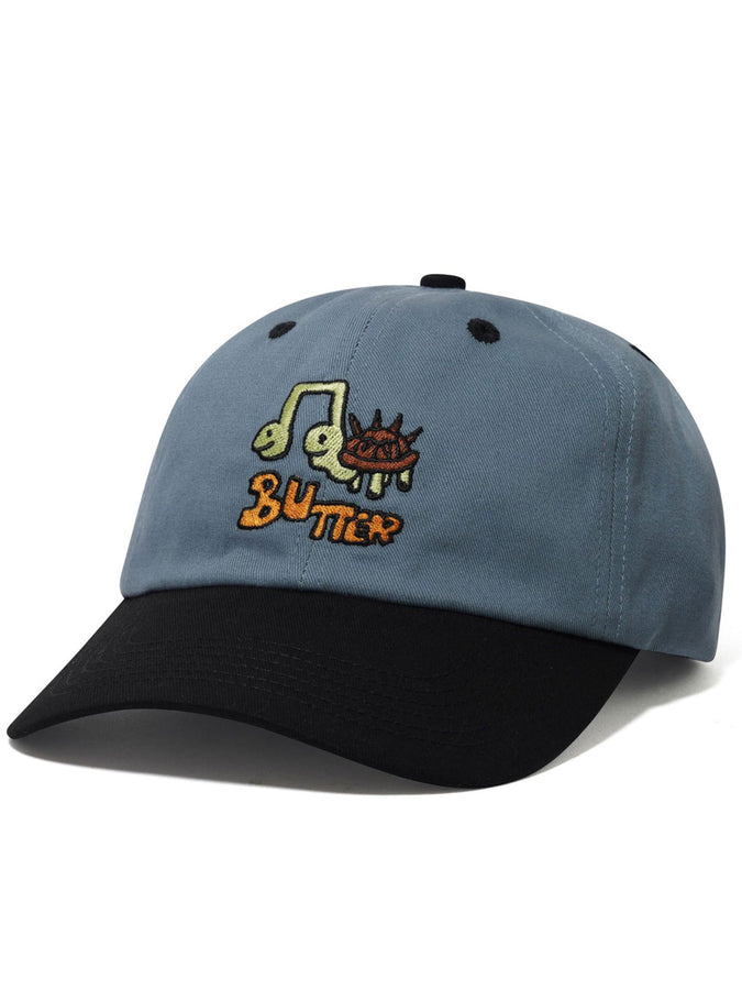 Butter Goods Turtle 6 Panels Strapback Hat | OCEAN/BLACK