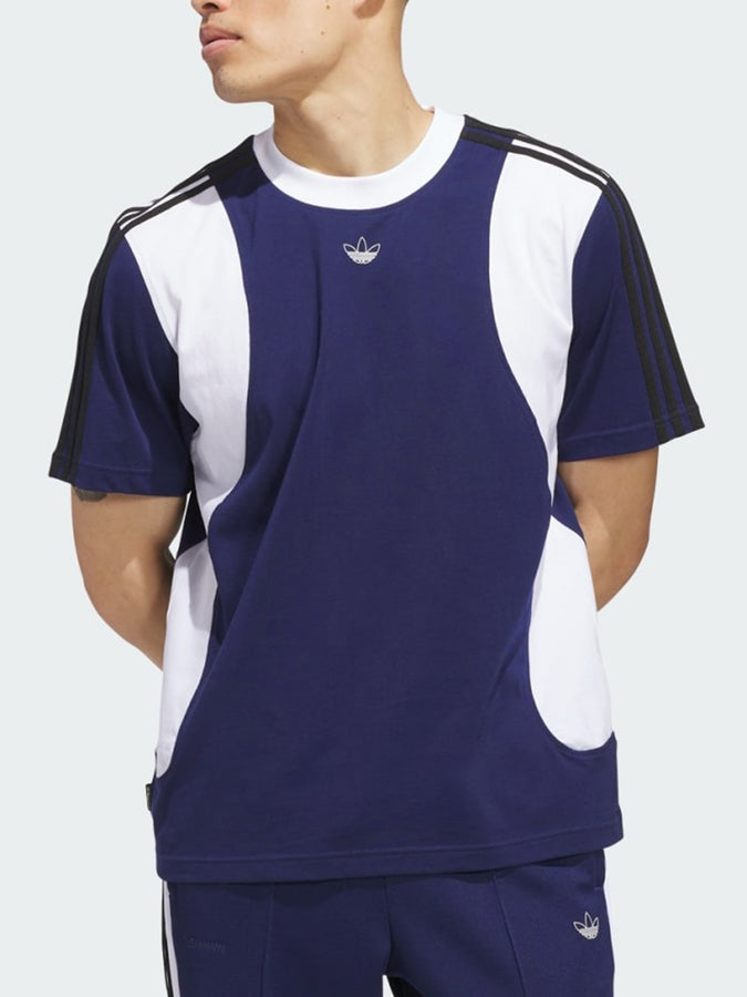 Adidas Skate Tyshawn T-Shirt Fall 2025 | DARK BLUE/WHITE