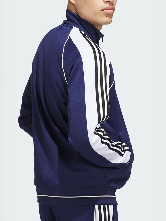 Adidas Tyshawn Track Jacket Fall 2025 | DARK BLUE/WHITE/BLACK