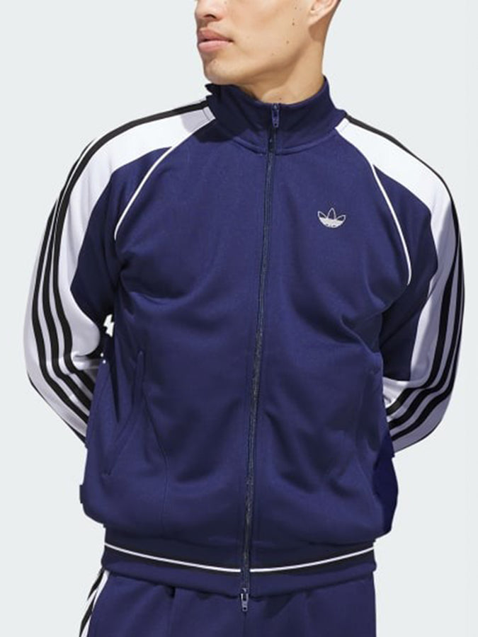 Adidas Tyshawn Track Jacket Fall 2025 | DARK BLUE/WHITE/BLACK