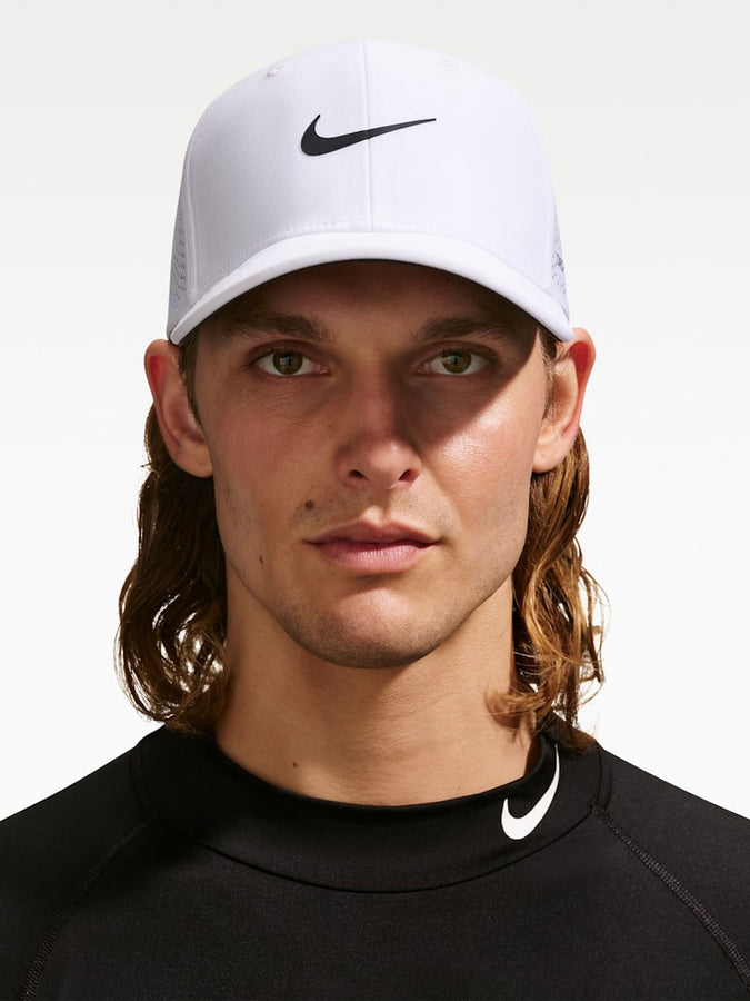 Nike Golf Dri-Fit ADV Rise Swoosh Flex Structured Hat | WHITE/ANTHRACITE/BLACK (100)