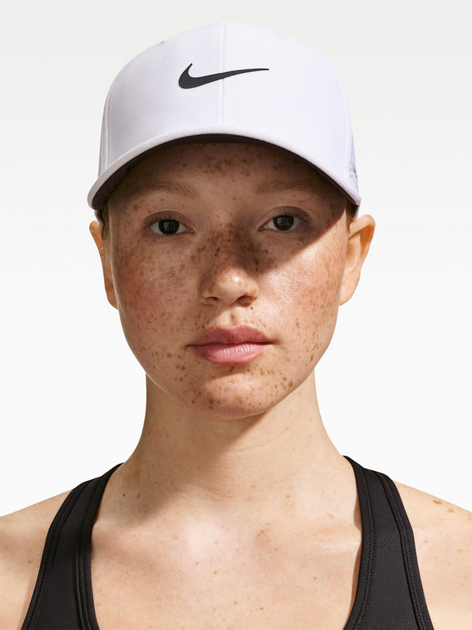 Nike Golf Dri-Fit ADV Rise Swoosh Flex Structured Hat | WHITE/ANTHRACITE/BLACK (100)