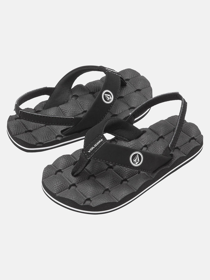 Volcom Recliner 2 Sandals Spring 2026 | BLACK/WHITE (BWH)