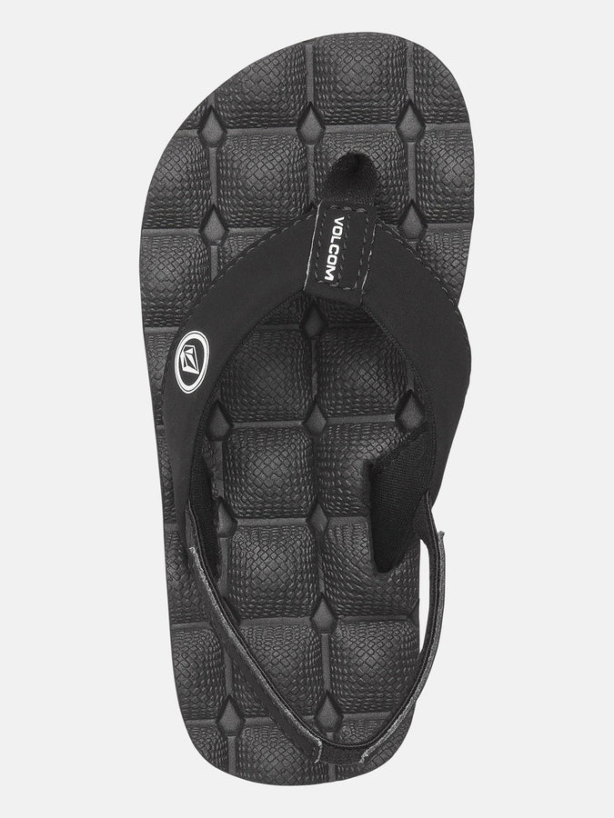 Volcom Recliner 2 Sandals Spring 2026 | BLACK/WHITE (BWH)