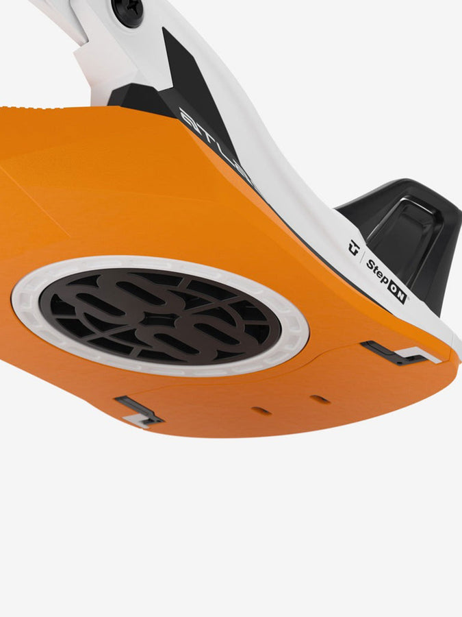 Union Atlas Step On Snowboard Bindings 2026 | WHITE/ORANGE