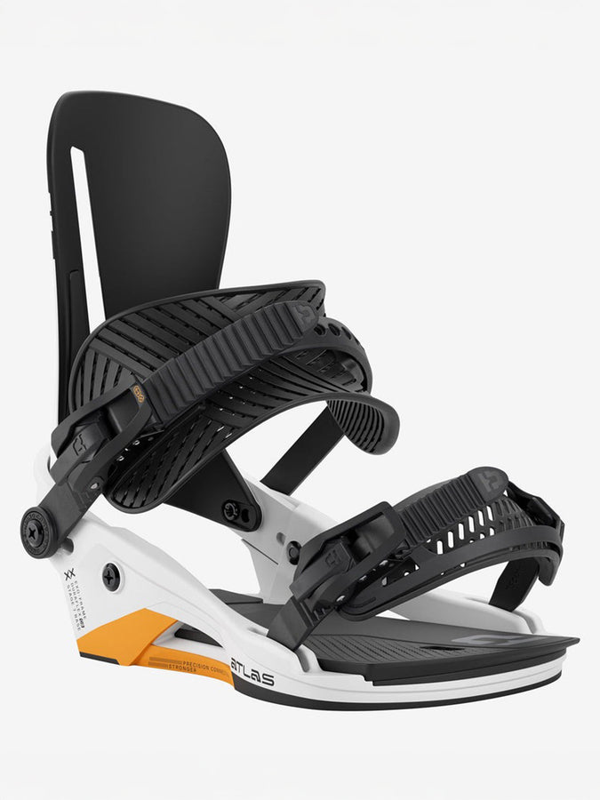 Union Atlas Snowboard Bindings 2026 | WHITE/ORANGE