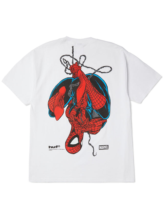 Huf x Marvel Spider-Man Upside Down T-Shirt Fall 2026 |WHITE