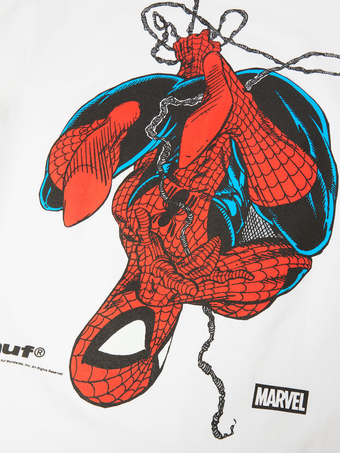 Huf x Marvel Spider-Man Upside Down T-Shirt Fall 2026 |WHITE
