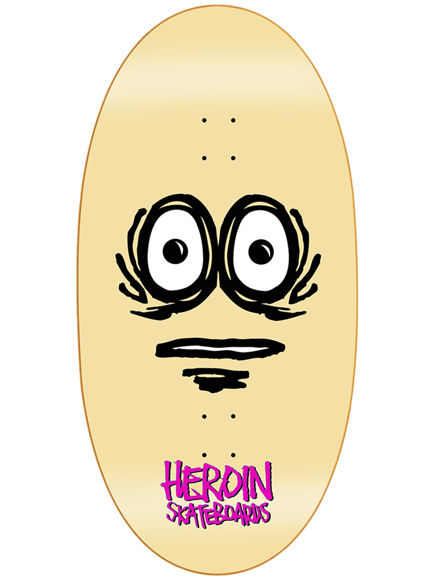 Heroin Eggzilla 2 14 Old School Skateboard Deck