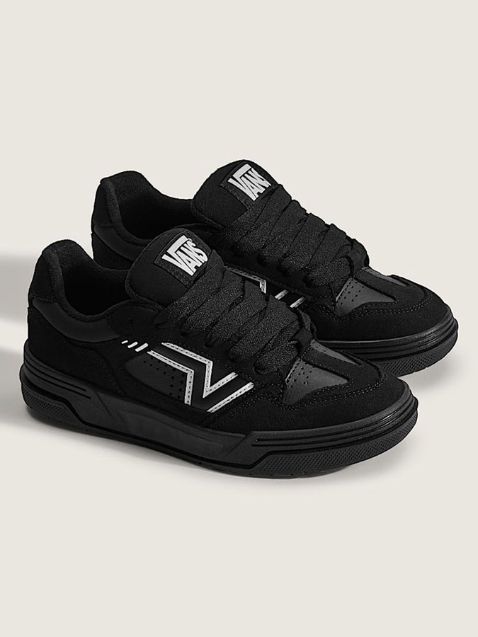 Vans Upland Black/Black/White Shoes Fall 2025 | BLACK/BLACK/WHITE (B8C)