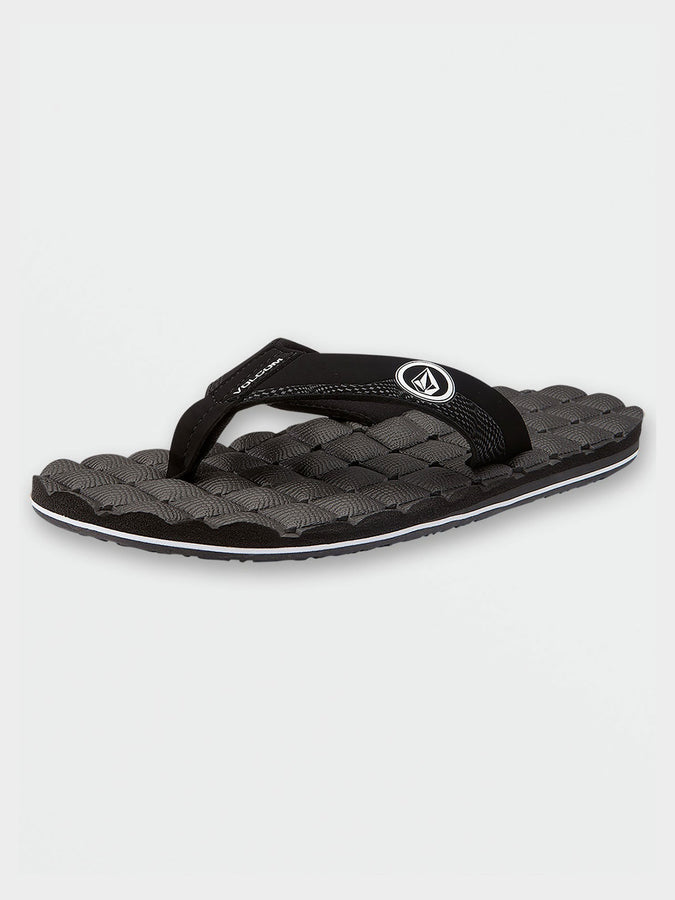 Volcom Recliner Sandals Spring 2026 | BLACK/WHITE (BWH)