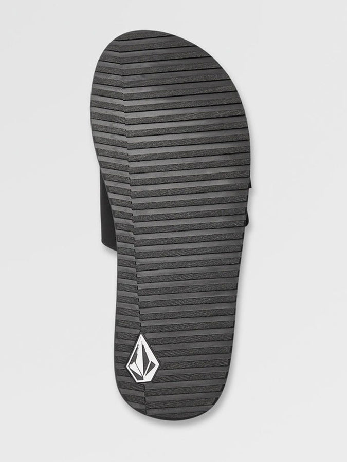 Volcom Recliner Slide Sandals Spring 2026 | BLACK/WHITE (BWH)