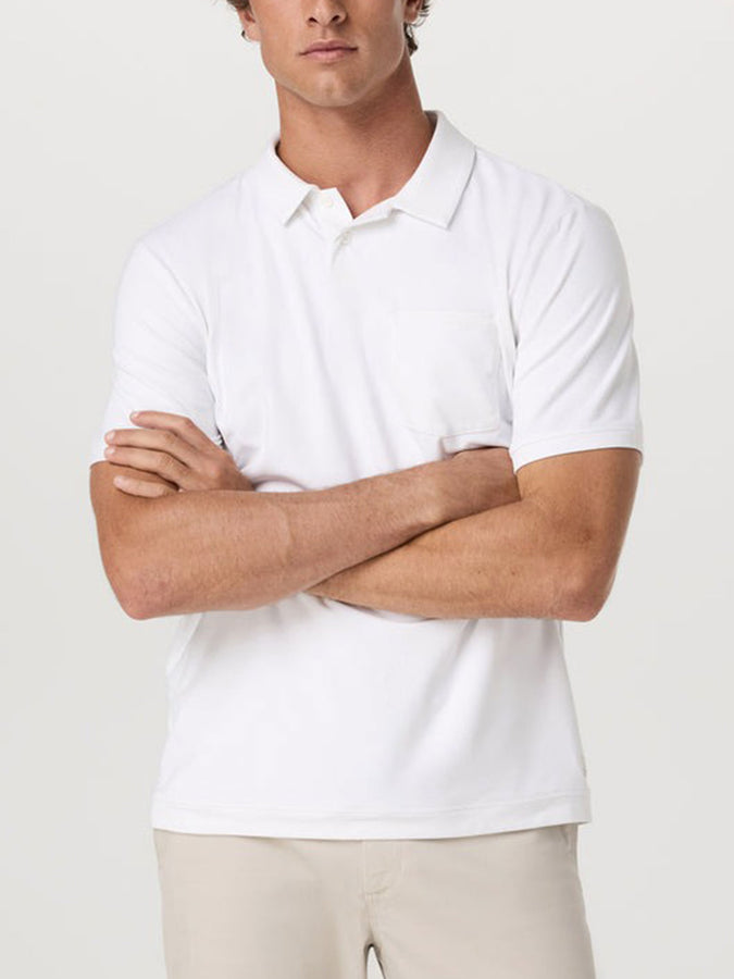 Vuori Ponto Perfomance Short Sleeve Polo Spring 2026 | WHITE (WHT)