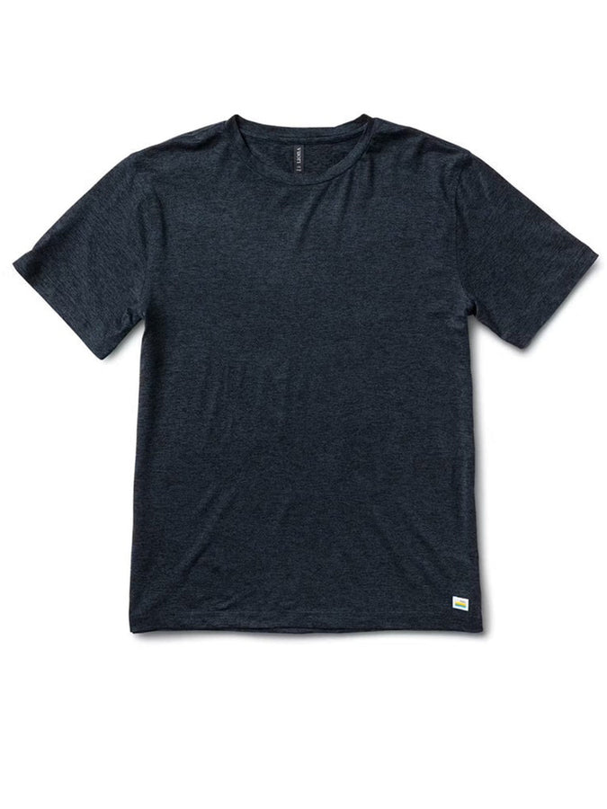 Vuori Strato Tech T-Shirt | NAVY HEATHER (HNV)