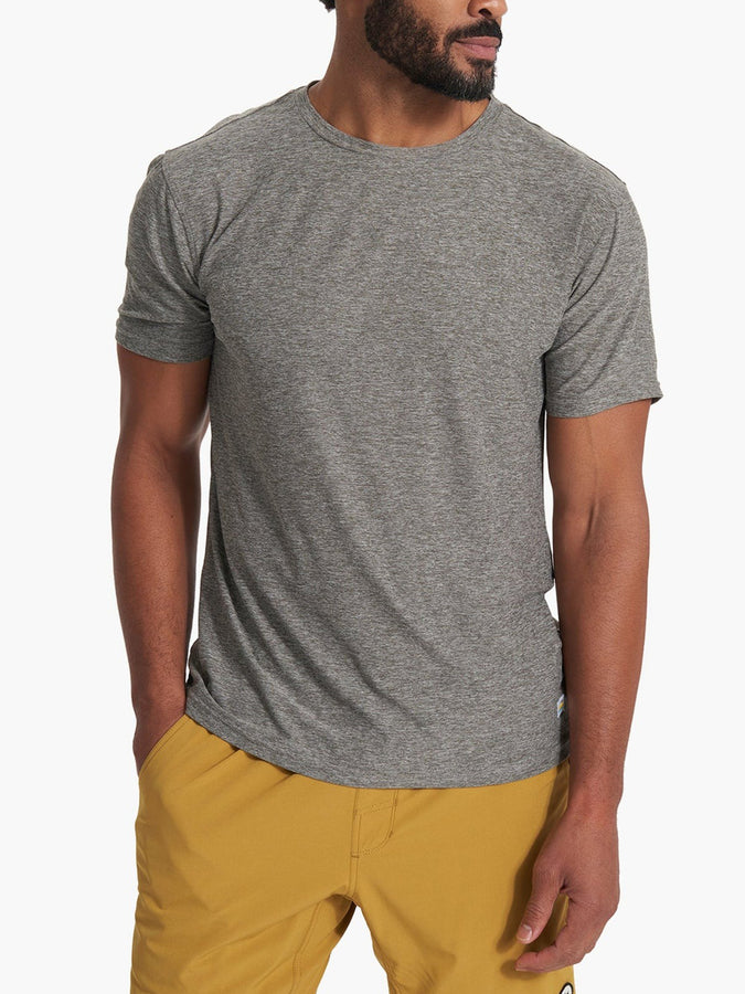 Vuori Strato Tech T-Shirt | HEATHER GREY (HTG)