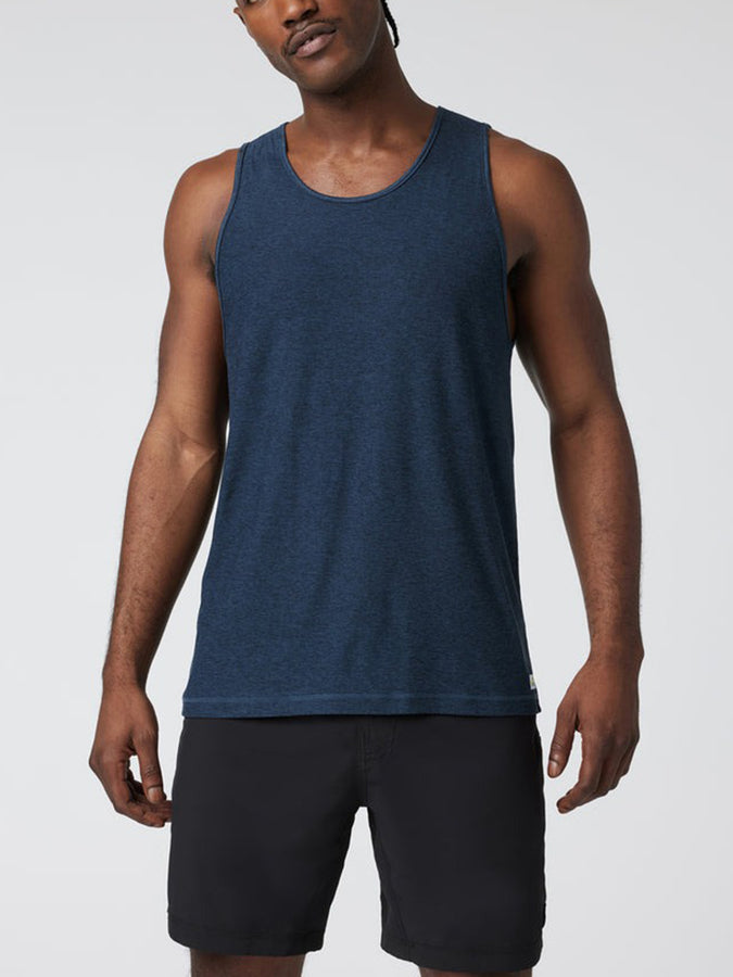 Vuori Strato Tech Tanl Top Spring 2025 | NAVY HEATHER (HNV)