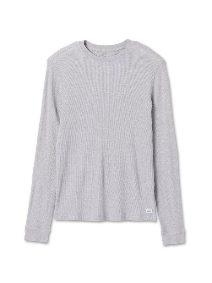 Vuori Waffle Long Sleeve T-Shirt | LIGHT HEATHER GREY (LHG)