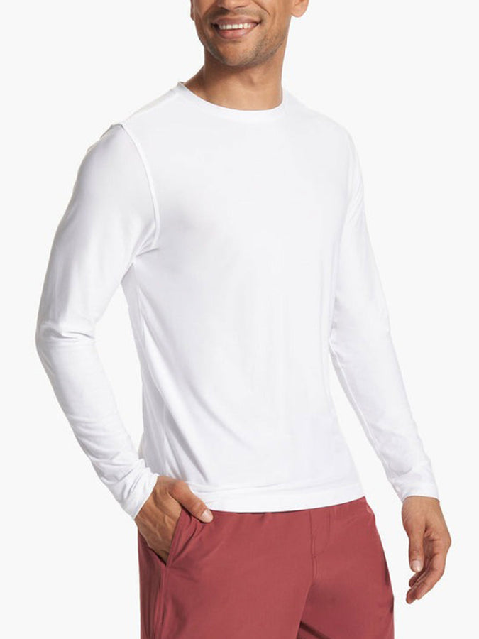 Vuori Strato Tech Long Sleeve T-Shirt Spring 2024 | WHITE (WHT)