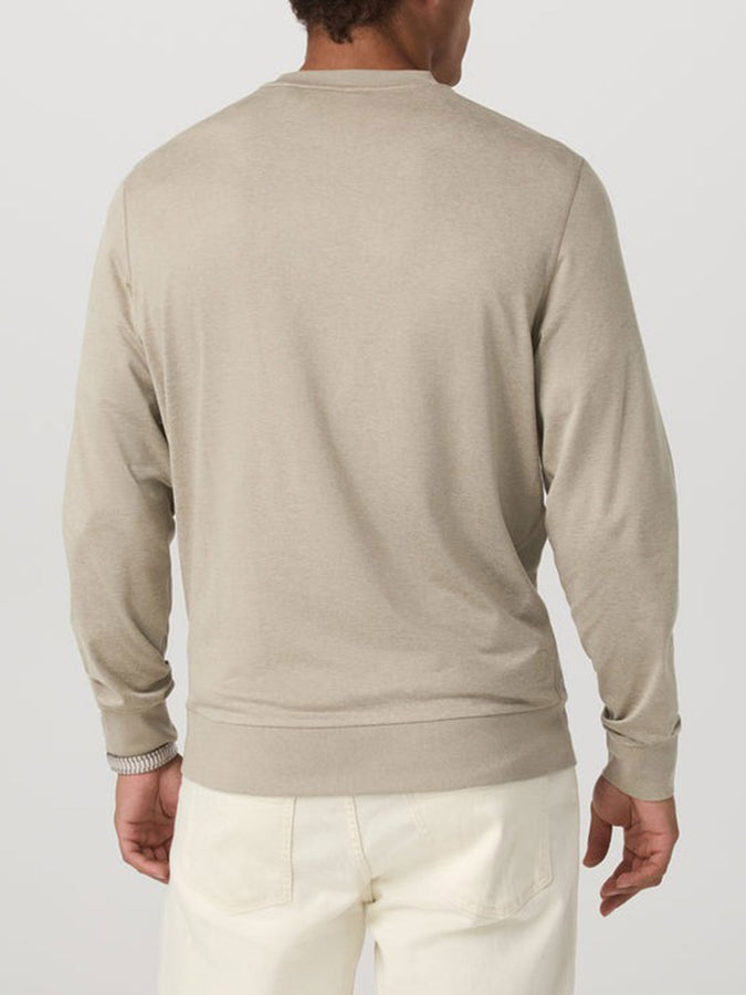 Vuori Ponto Perfomance Crewnec Sweatshirt Spring 2026 | TRUFFLE HEATHER (HTF)