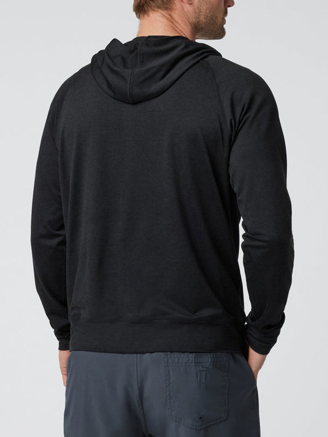 Vuori Ponto Perfomance 1/2 Zip Hoodie Spring 2025 | BLACK HEATHER (KBK)