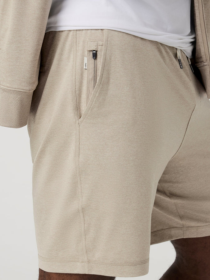 Vuori Ponto Performance Shorts Spring 2026 |TRUFFLE HEATHER (HTF)
