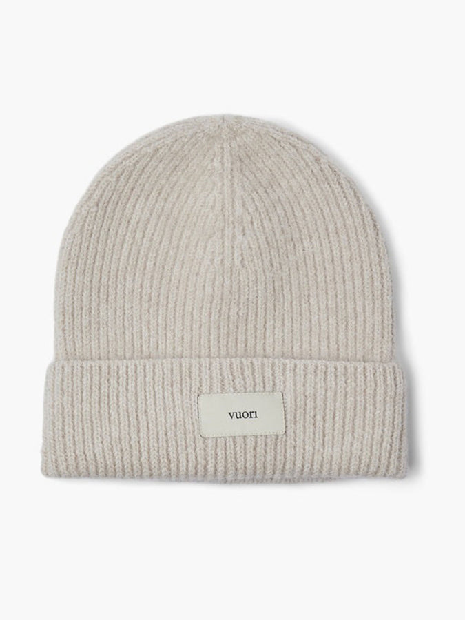 Vuori Label Beanie | NATURAL HEATHER (HNT)