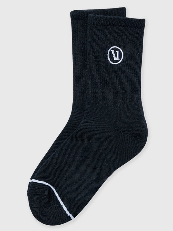 Vuori Half Crew 2.0 Socks | BLACK (BLK)