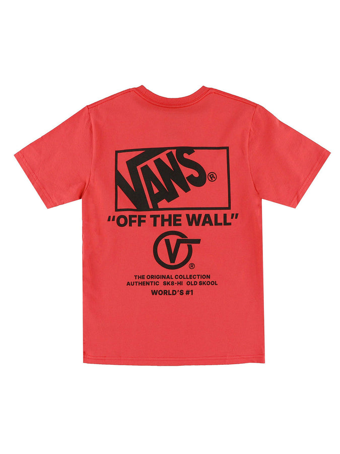 Vans Stacked Hi T-Shirt Spring 2026 | CRIMSON HAZE (FO9)