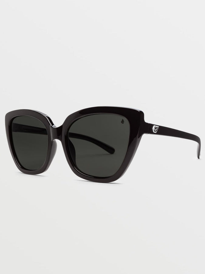 Volcom 2024 Milli Gloss Black/Gray Polarized Sunglasses |  GLOSS BLACK/GRAY POL