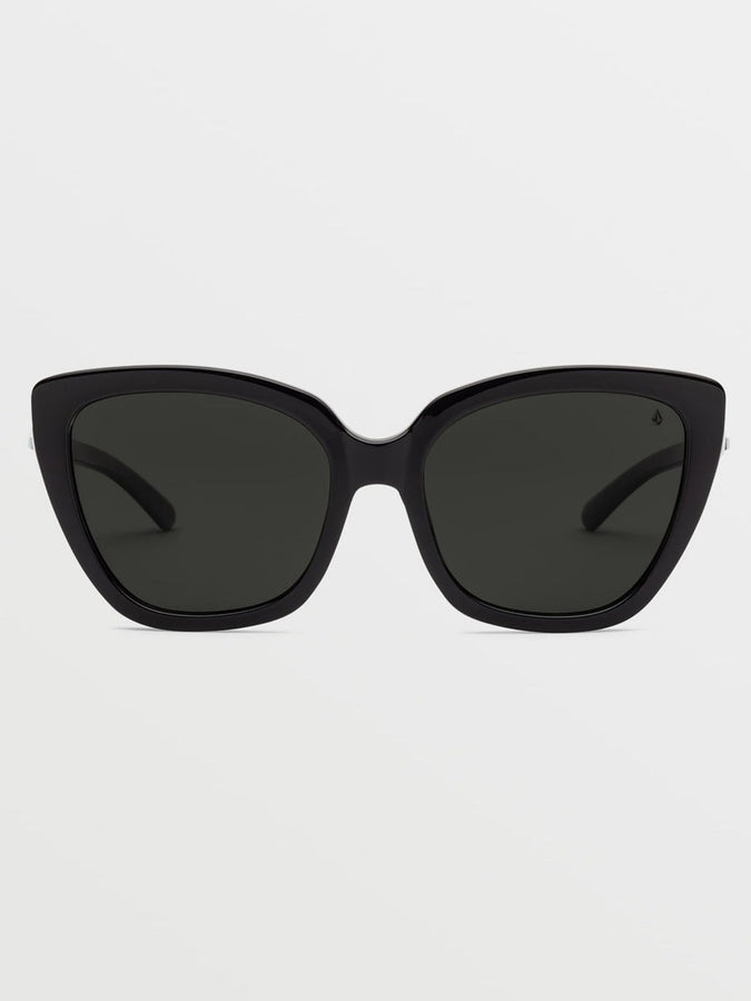 Volcom 2024 Milli Gloss Black/Gray Polarized Sunglasses | GLOSS BLACK/GRAY POL