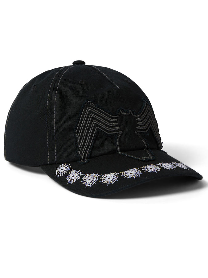 Huf x Marvel Spider-Man Venom Washed Black Snapback Hat Fall 2026 | WASHED BLACK