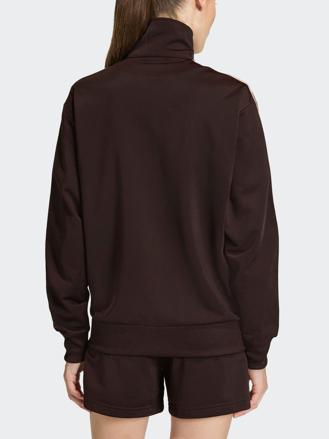 Adidas Firebird Track Loose Cafe Coffee Jacket Spring 2026 | AURORA COFFEE/SANDY PINK
