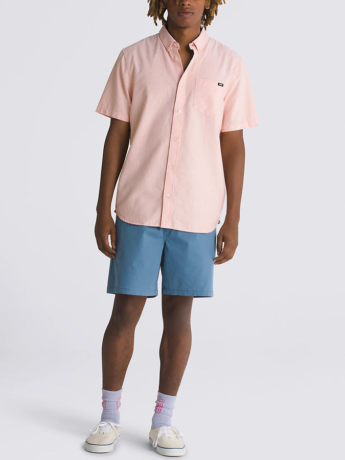 Vans Summer 2024 Houser Short Sleeve Buttondown Shirt | COPPER TAN (CR5)