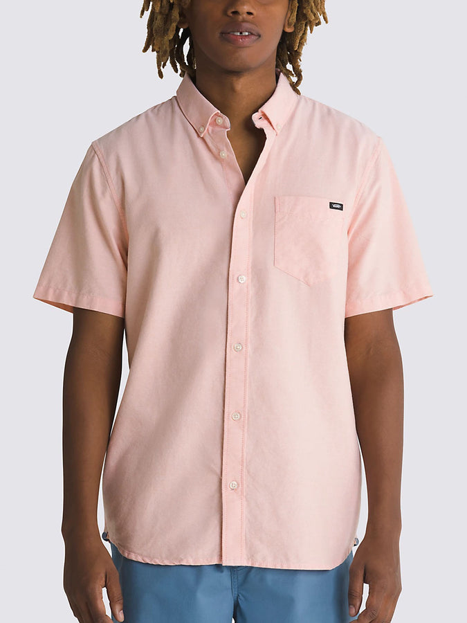 Vans Summer 2024 Houser Short Sleeve Buttondown Shirt | COPPER TAN (CR5) 