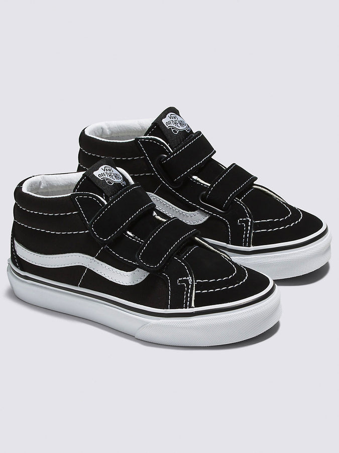 Vans Sk8-Mid Reissue V Black/True White Shoes | BLACK/TRUE WHITE (6BT)