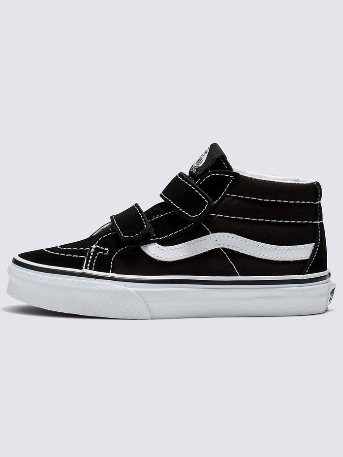 Vans Sk8-Mid Reissue V Black/True White Shoes | BLACK/TRUE WHITE (6BT)