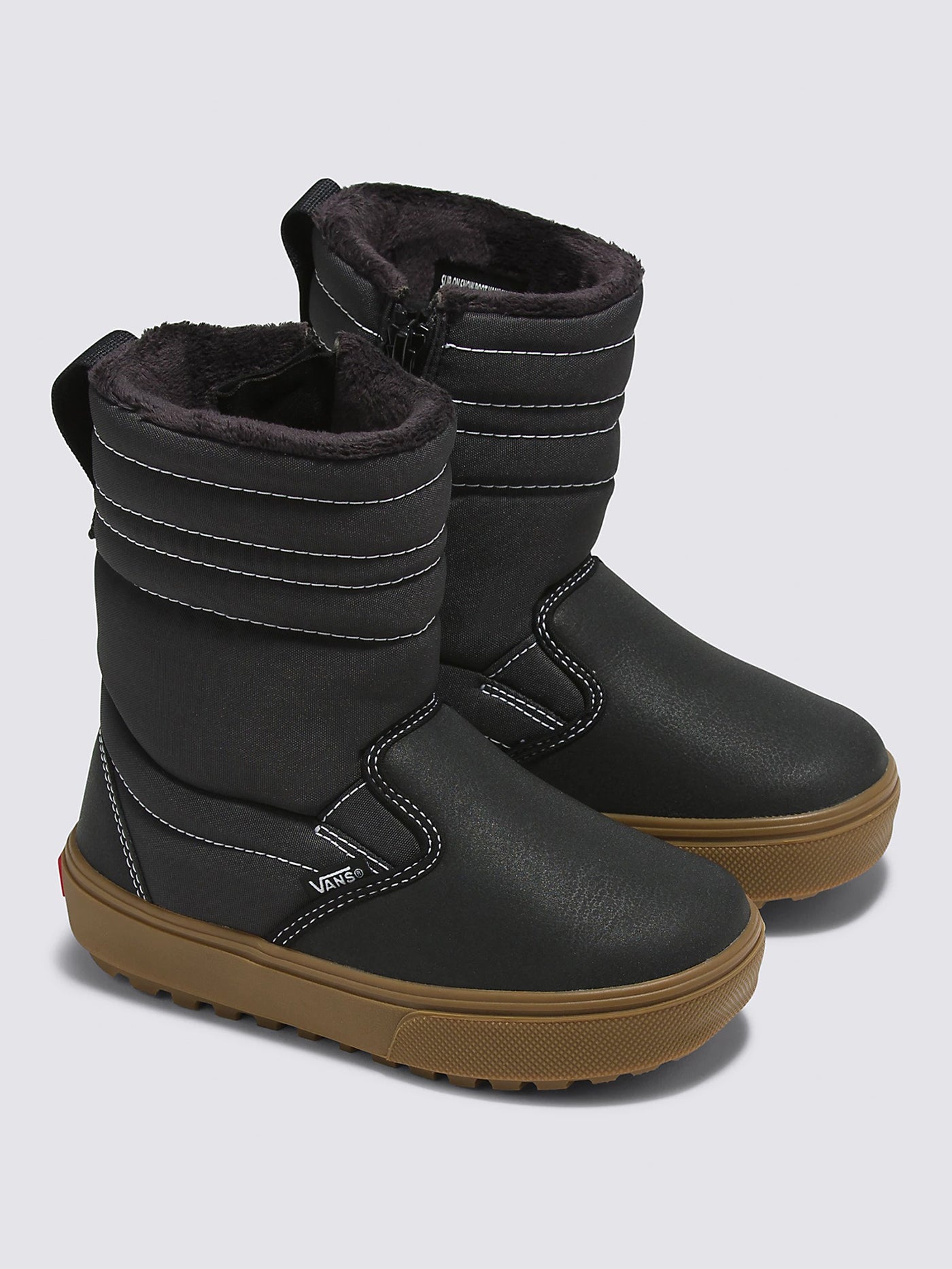 Vans slip shop on boots