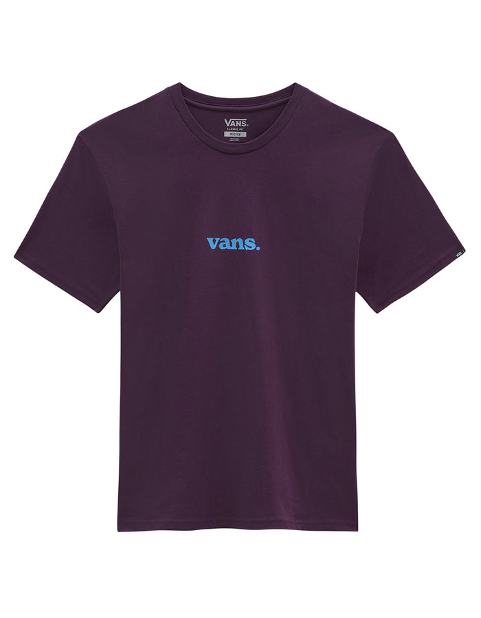 Vans Lower Corecase T-Shirt Spring 2024 | BLACKBERRY WINE/BLU (CZG)