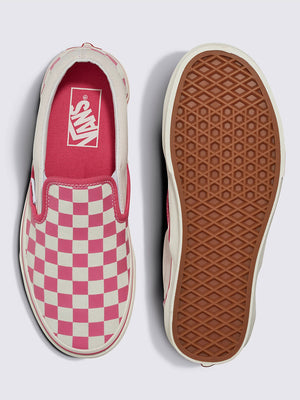 Vans Classic Slip-on Check Pink/White Shoes Spring 2024